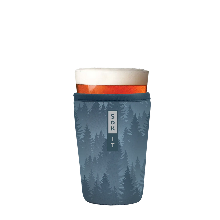 Sok-It PintGlassSok - Foggy Woods   PintGlassSok-Evergreen