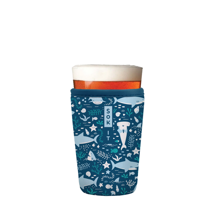 Sok-It PintGlassSok - Happy Sharks   PintGlassSok-Summer Holiday
