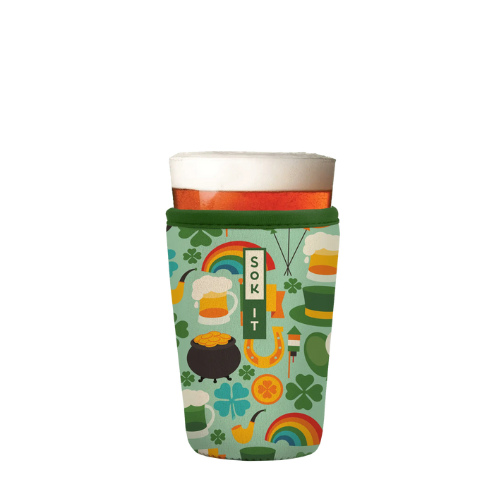 Sok-It PintGlassSok - Irish Charm   PintGlassSok-Spring Holiday