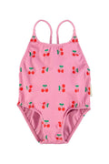 Piupiuchick Swimsuit pink w/ cherries