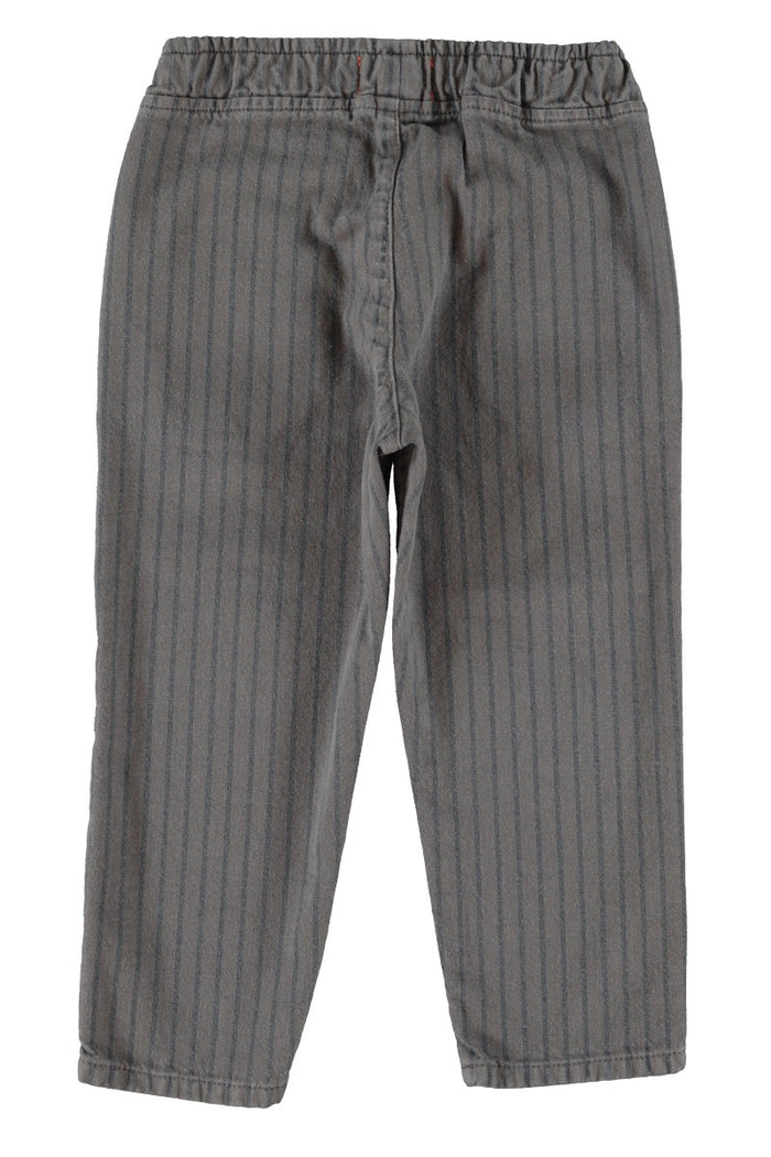 Piupiuchick | Trousers grey w/ black stripes