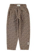 Piupiuchick | Unisex trousers brown w/ animal print