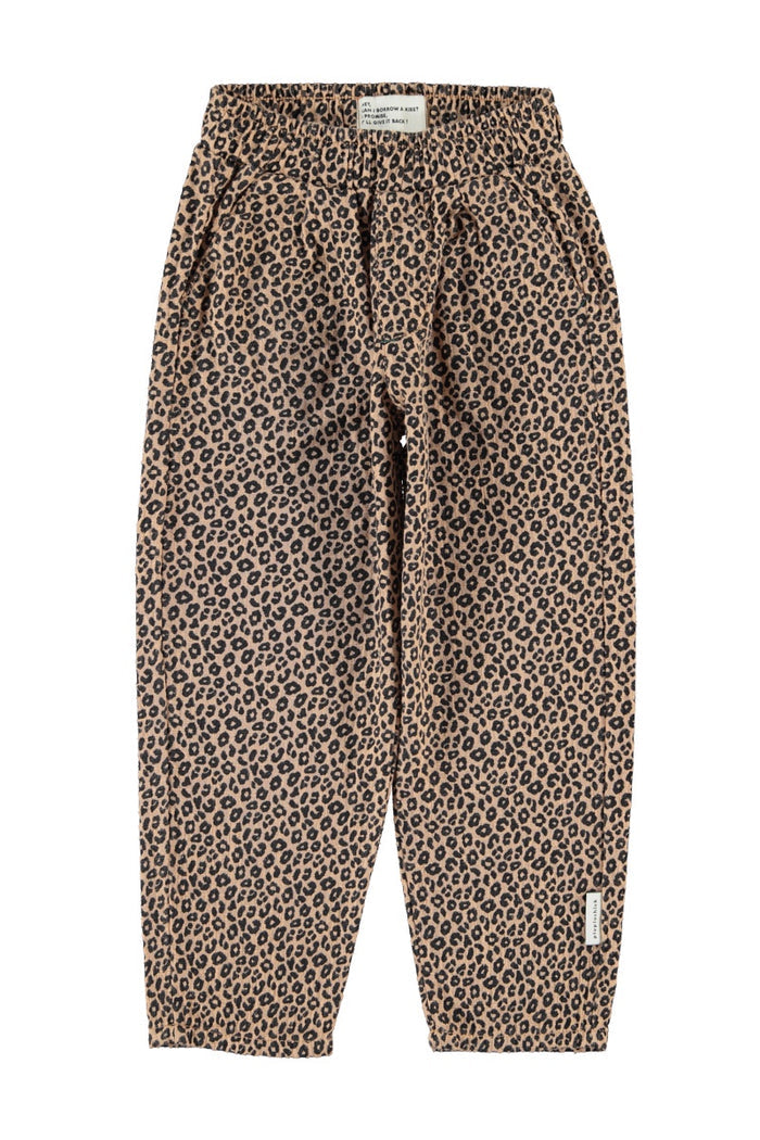 Piupiuchick | Unisex trousers brown w/ animal print