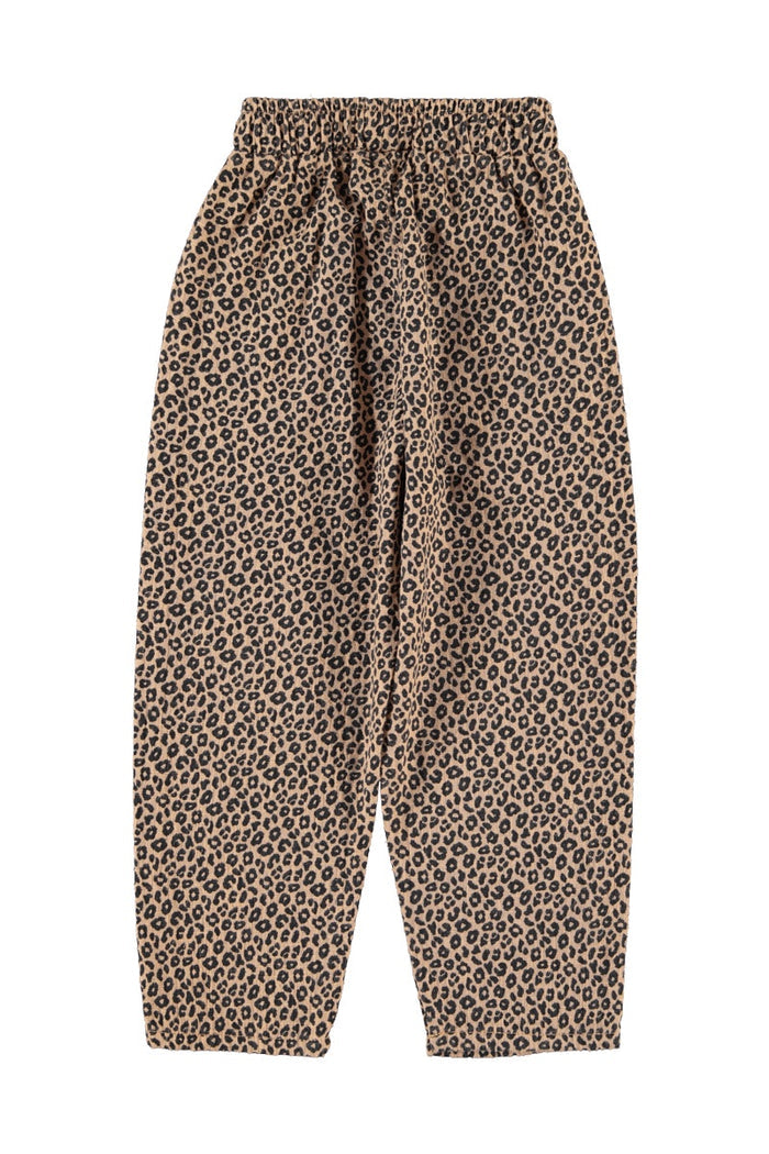 Piupiuchick | Unisex trousers brown w/ animal print