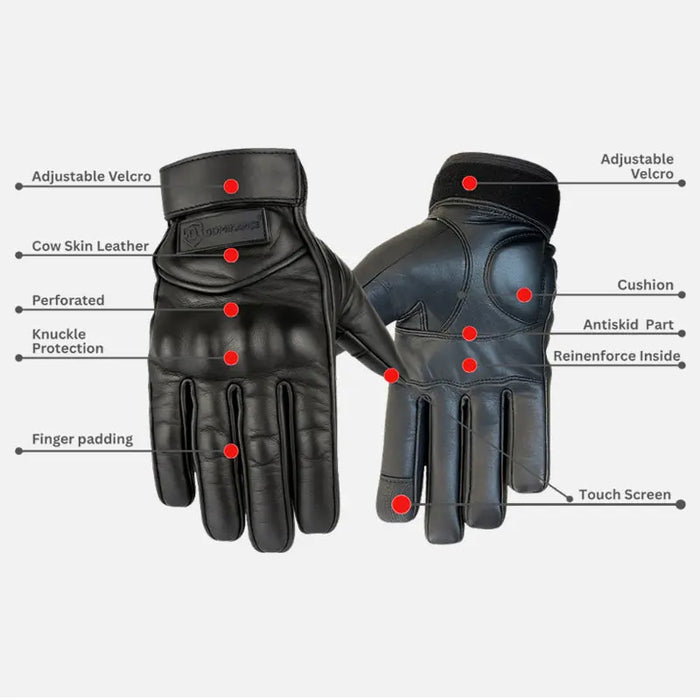 Premium Quality Leather Gloves DOMINANCE