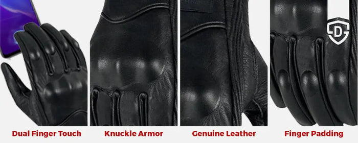 Premium Quality Leather Gloves DOMINANCE