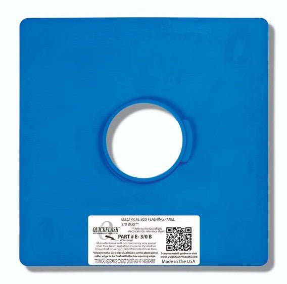 Quickflash Electrical Flashing Panels designed for easy installation.