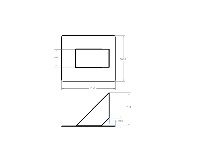 Quickflash AC U-S Universal Squared HVAC Flashing