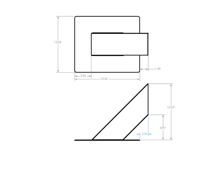 Quickflash AC U-B HVAC Flashing For Brick and Cultured Stone