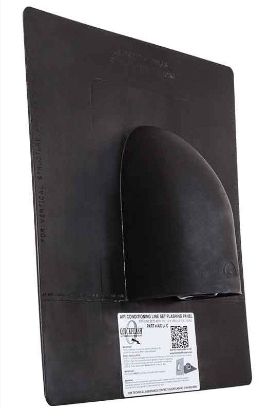 Quickflash HVAC Flashing Panel - A/C U-C Curved Line Set