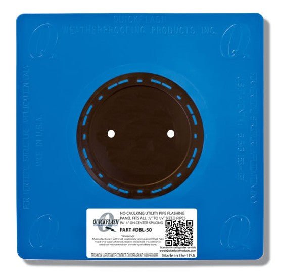 Quickflash Plumbing Flashing Panel DBL 50