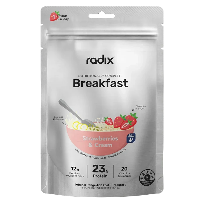 Radix Original Dairy Breakfast 400Kcal - Strawberries and Cream 4