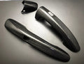 Real Dry Carbon Fiber Keyless Sensor Door Handle Cover Fits 16-21 R190 GT C S R
