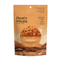 Packaged freeze-dried Dal Makhani meal from Real Meals on a white background