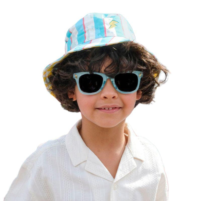 Rockahula | Bucket hat reversible | Lightning stripe 3-6y