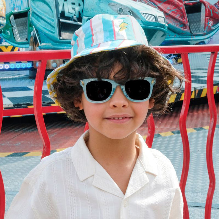 Rockahula | Bucket hat reversible | Lightning stripe 3-6y