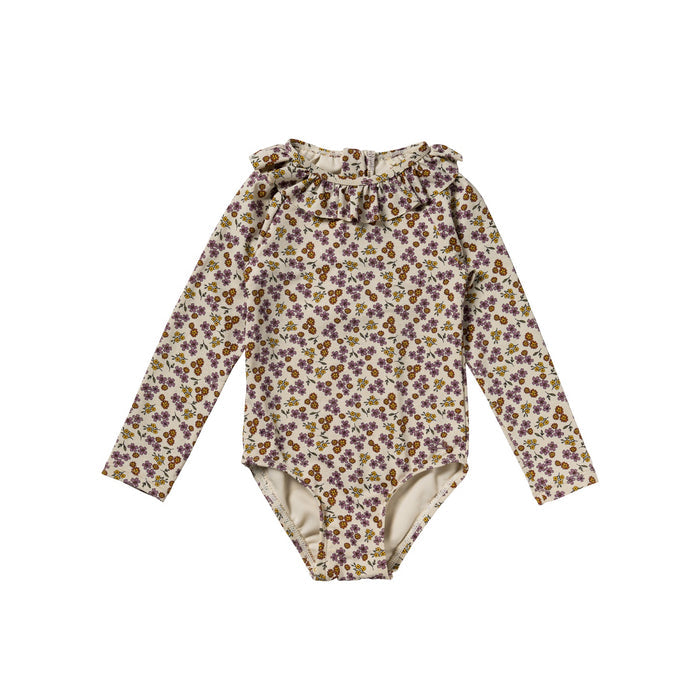 Salted Stories | Sparkly flower bodysuit bombay brown