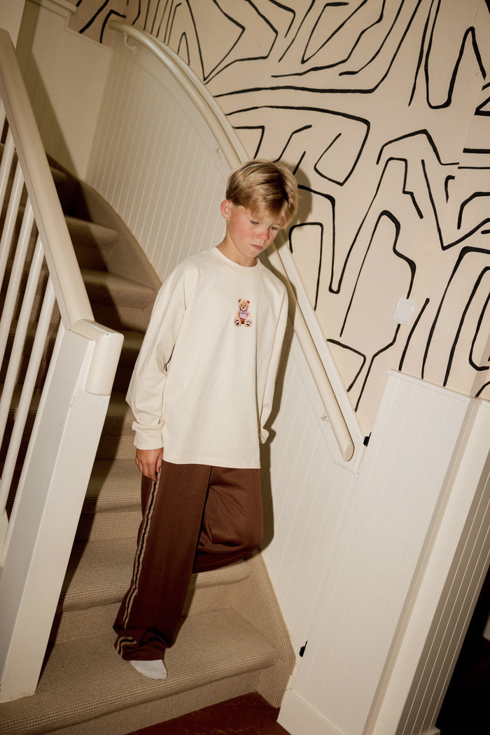 Salty Stitch | Salty Track Pants - Brown