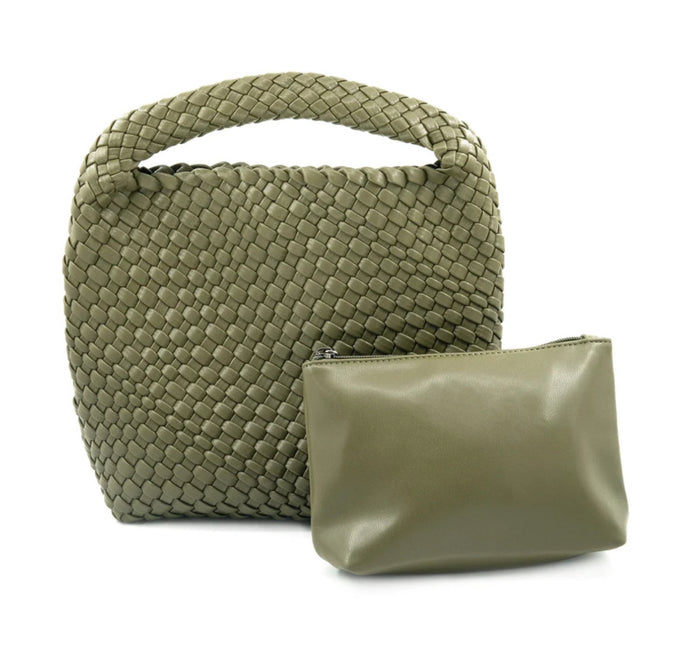 Sammy Olive Small Tote BC Bag with Strap