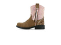 Shoesme | Cognac laars met glitter