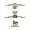 Slappy ST1 Inverted Hollow Lights Ultra Low Kingpin Polished/Gold/Gold Skateboard Truck