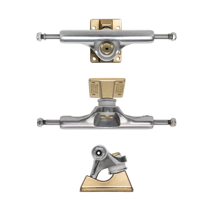 Slappy ST1 Inverted Hollow Lights Ultra Low Kingpin Polished/Gold/Gold Skateboard Truck