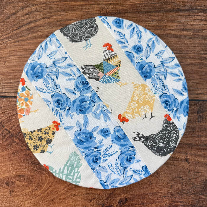 Sale!! Delft Floral | Patchwork Chickens