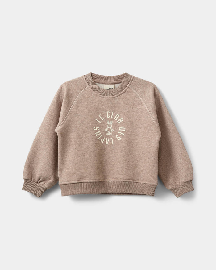 Sofie Schnoor | ElisKB sweatshirt | Brown melange