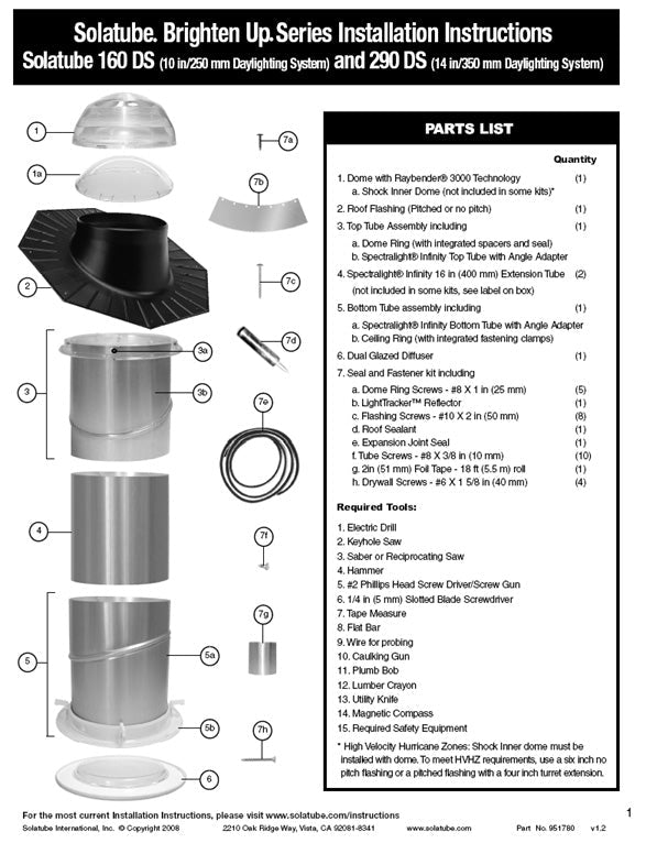 Solatube Flashing Turret Extension
