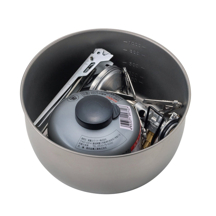 Soto Ultralight Titanium Pot 1.1L - Stored 6