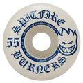 Spitfire Burner White/Blue 55mm 99a Skateboard Wheels