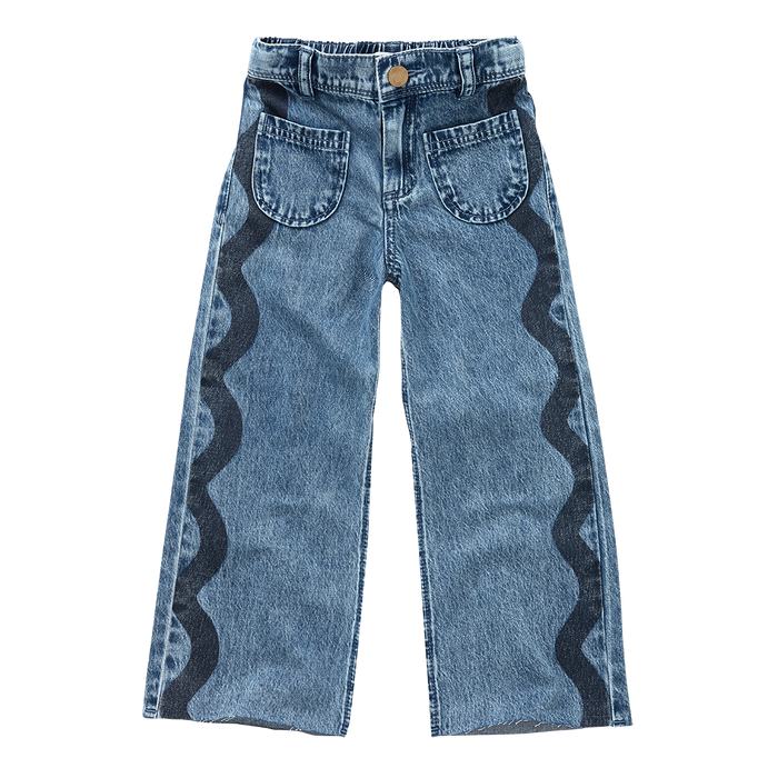 Sproet & Sprout | Girls straight denim | Blue denim
