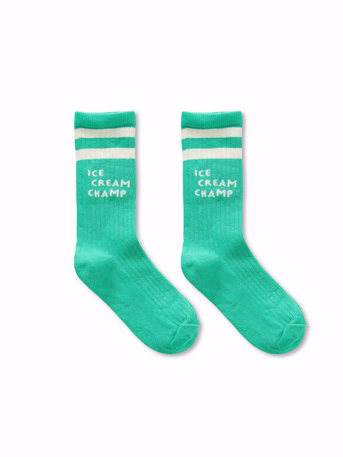 Sproet & Sprout | Socks ice cream champ jade green