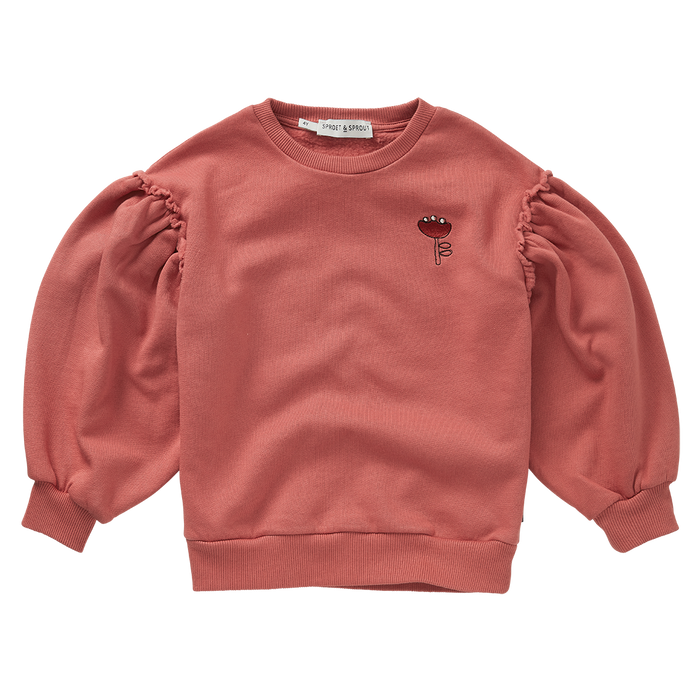 Sproet & Sprout | Sweatshirt girls puff sleeves | Palette