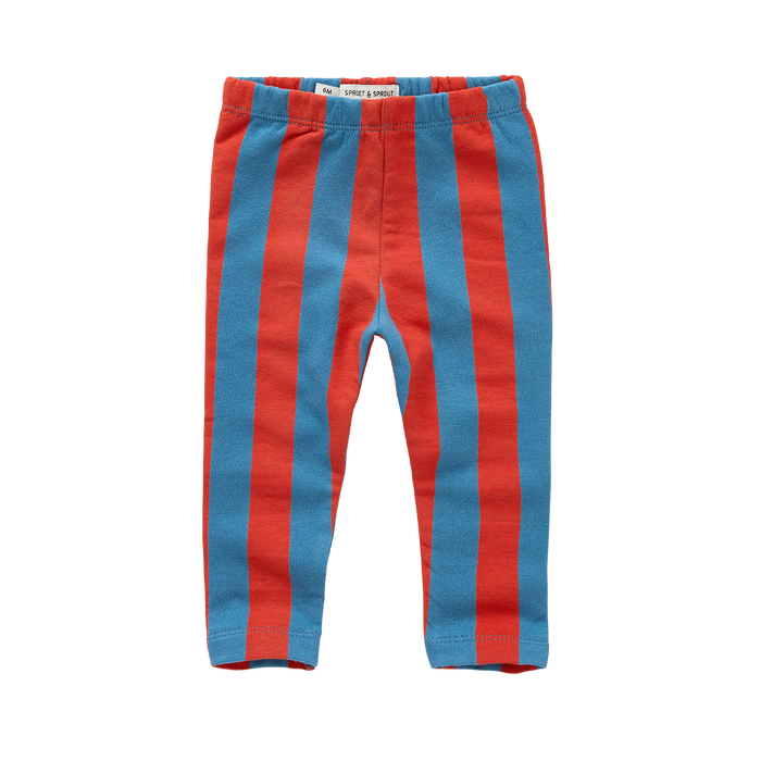 Sproet & Sprout | Winter legging stripe | Vivid red