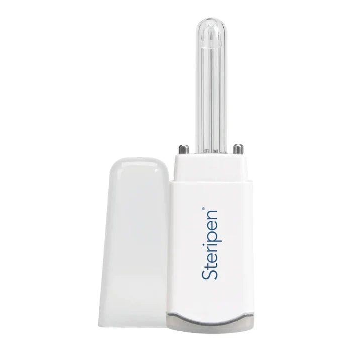 White Steripen water purifier on a white background