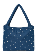 Studio Noos | Denim Mom Bag | Dark Blue White Hearts