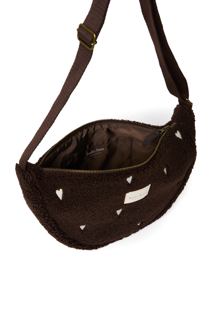 Studio Noos | Teddy Adult Fanny Pack | Chocolate Hearts