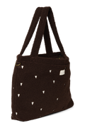 Studio Noos | Teddy Diaper Bag | Chocolate Hearts