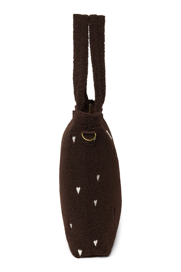 Studio Noos | Teddy Diaper Bag | Chocolate Hearts
