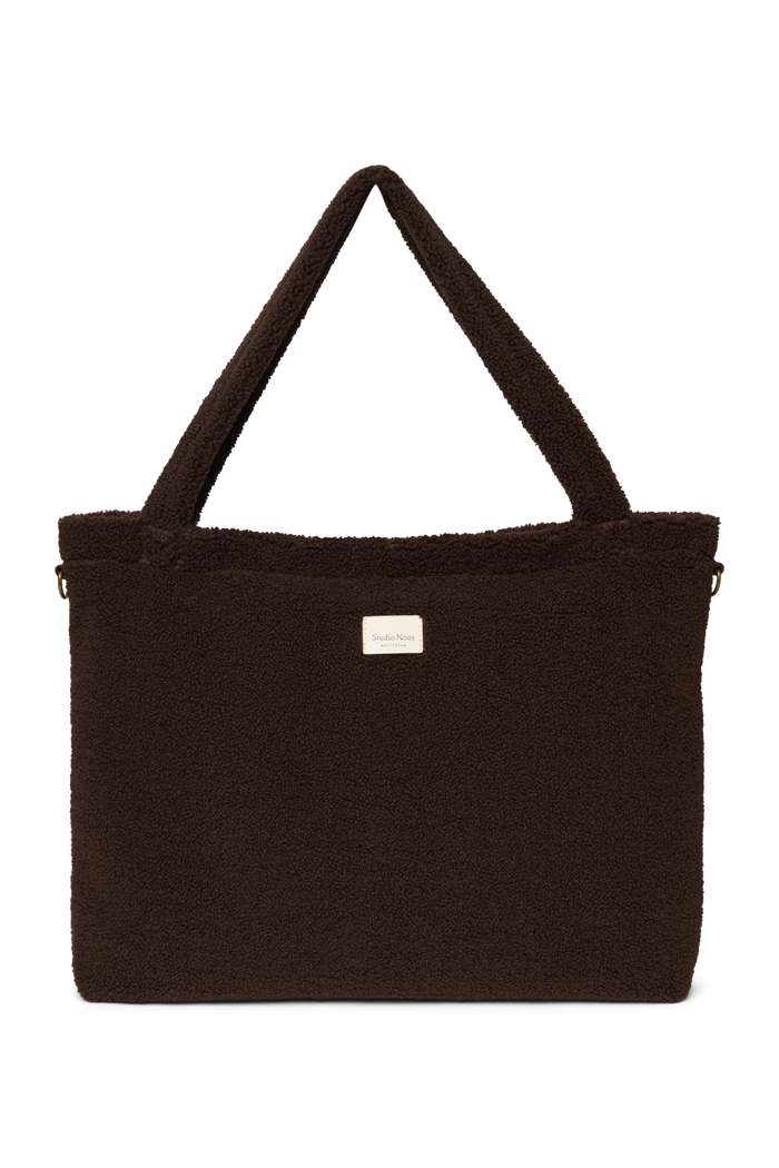 Studio Noos | Teddy Diaper Bag | Chocolate