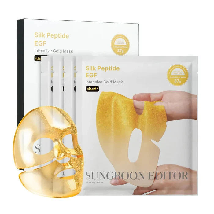 Sungboon Editor. Silk Peptide EGF Intensive Gold Mask 37g [1 Mask] | Lady Bonita | Korean beauty NZ