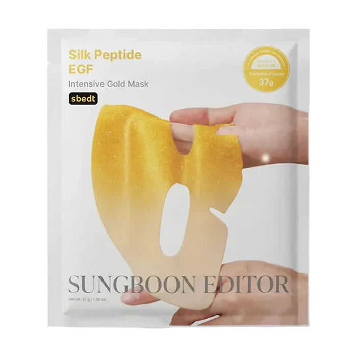 Sungboon Editor. Silk Peptide EGF Intensive Gold Mask 37g [1 Mask] | Lady Bonita | Korean beauty NZ