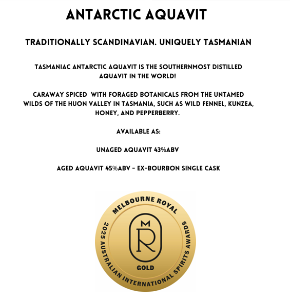 Tasmaniac Distillers - Aged Antarctic Aquavit
