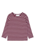 The New Siblings | Fro L_S Rib Tee | Elderberry Striped