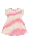 THE NEW SIBLINGS |Sannah s_s dress - carmine rose striped