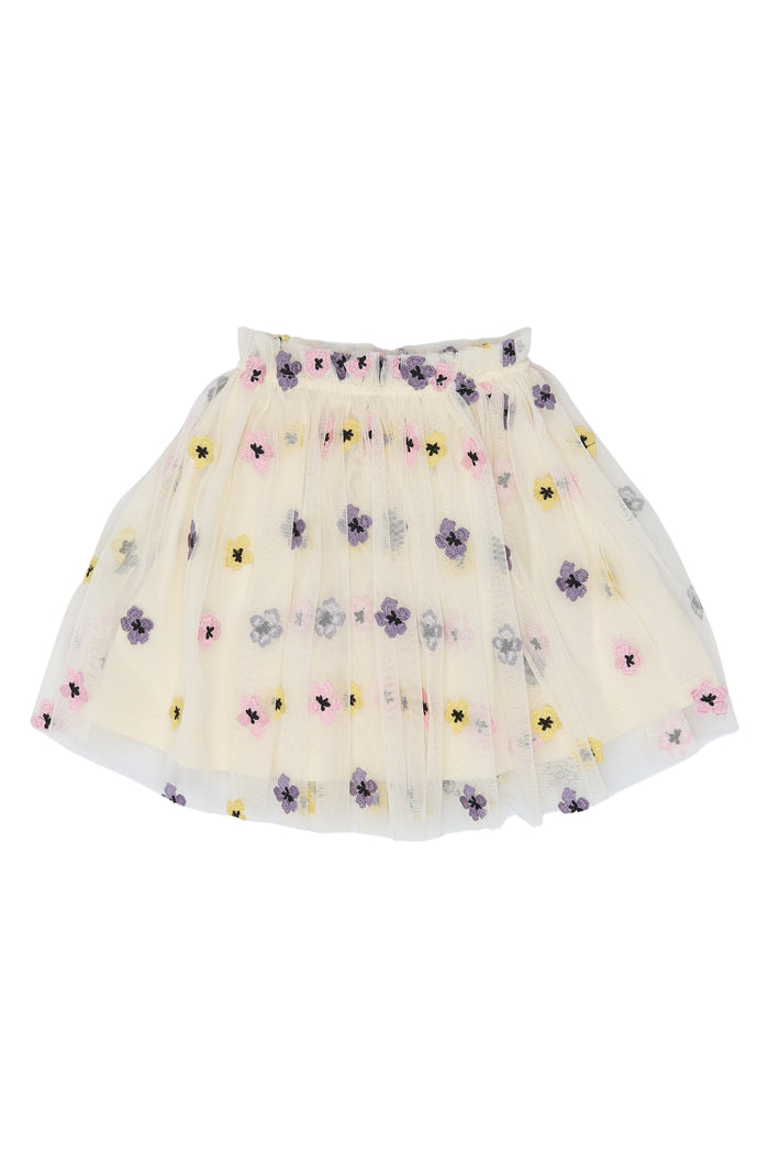 THE NEW SIBLINGS | Svelda skirt gardenia EMB
