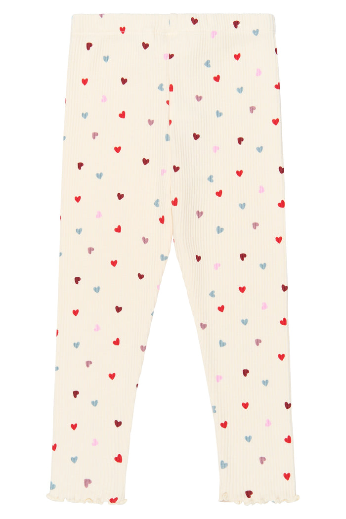 The New Siblings | TNSTVera Rib Leggings | Gardenia AOP