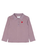 The New Siblings | Vernina L_S Rib Polo | Elderberry