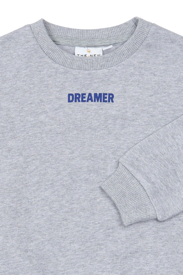 The New Siblings |Villers Melange Sweatshirt | Light Grey Melange